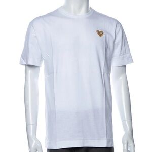 COMME DES GARÇONS PLAY Graphic Print Crew Neck T-Shirt Size: L